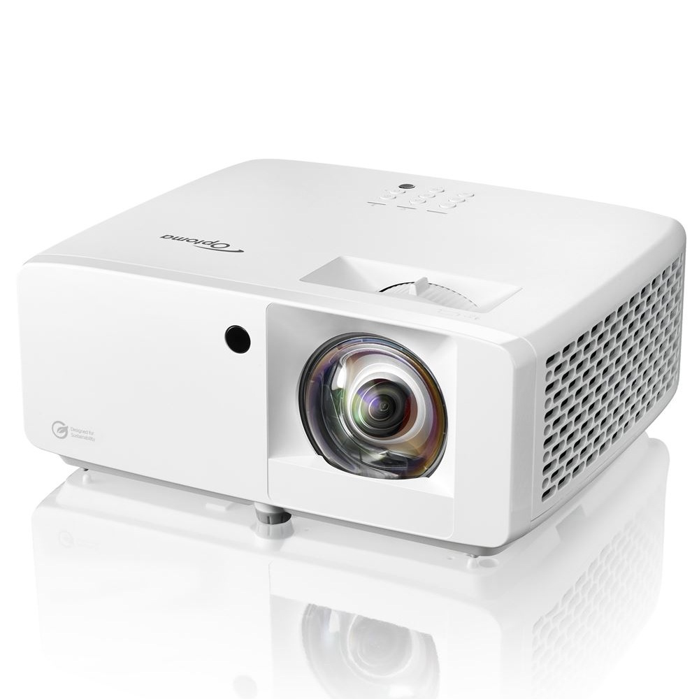 Optoma ZH450ST front view short throw laser projector 4200 lumens