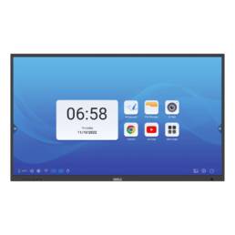 Parrot IP0065B 65 inch interactive touch QLED 4K display front view