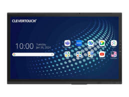 Clevertouch UXPro Edge interactive display 4K touchscreen front view