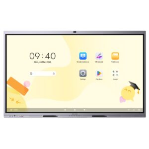 Hikvision DS-D5C65RB/B2L front view vibrant colour 65 inch 4K interactive display
