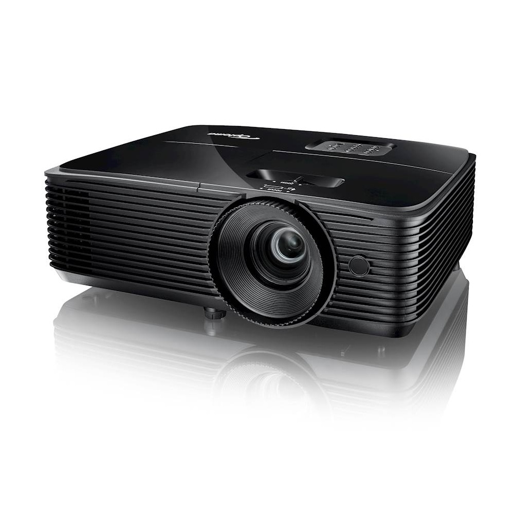 Angled perspective of the Optoma X450LV