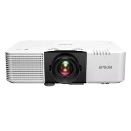 Epson EB-L790U laser projector front angle with central lens design