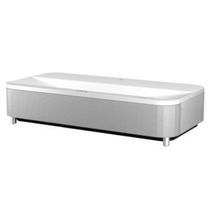Epson EH-LS800W 4K laser TV front view ultra short throw white