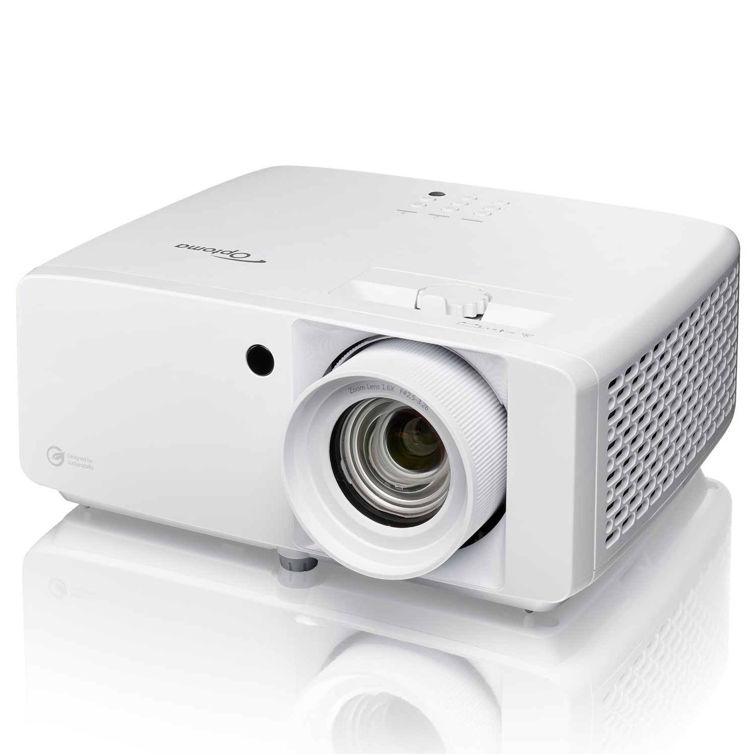 Optoma ZK551 front view 4K laser projector 5100 lumens