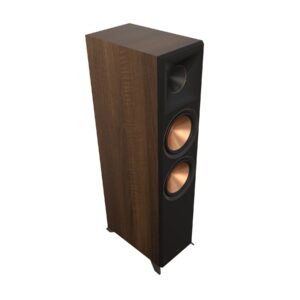 Klipsch RP-8000F II speaker front view showing dual 8 inch woofers and horn