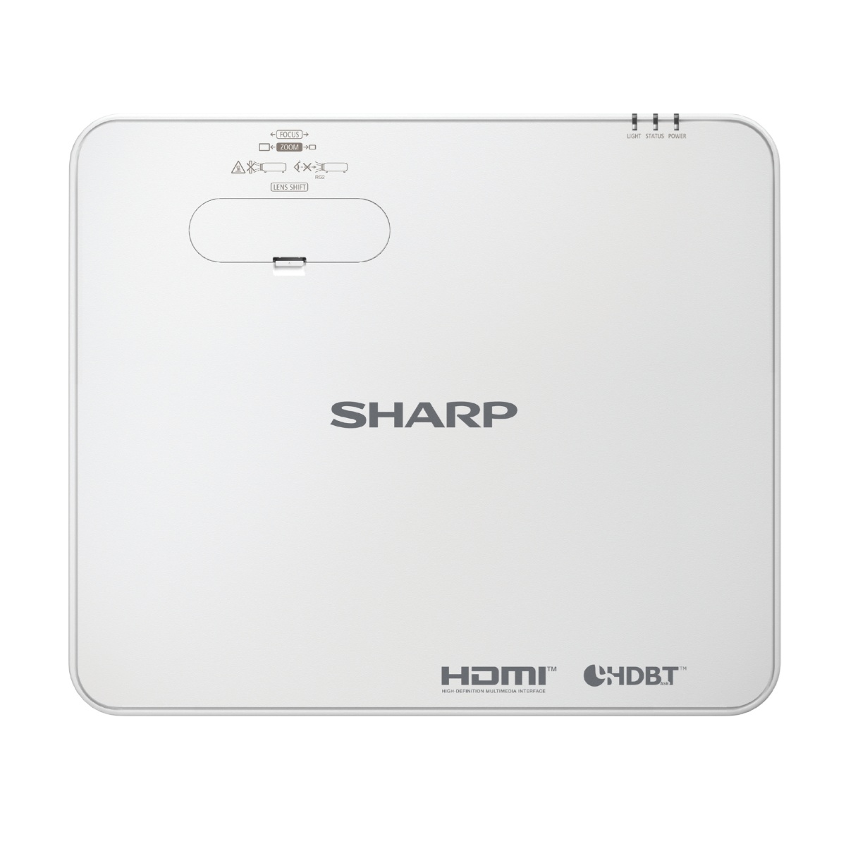 Sharp XP-P701U-W Laser Projector Top View