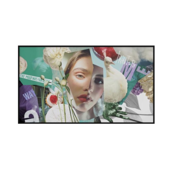 Hikvision DS-D6050UN-DL 50 Inch Digital Signage Display front angle view
